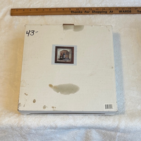 Vintage Art Miniature Wine Bottles 3D Shadow Box Antique Wine Theme Art NWT - Picture 6 of 7